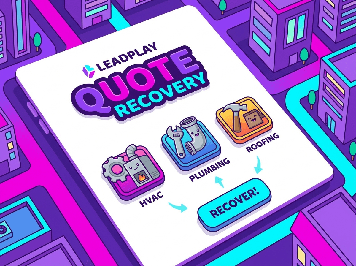 Lead Play quote recovery dashboard